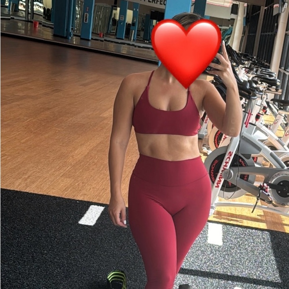 CSB Women's Cherry Sports Bra and Leggings Set